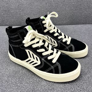 Cariuma Sneakers Catiba Suede Canvas High Top‎ Black 6.5 Womens 5 Mens